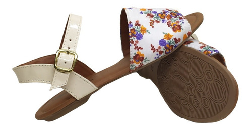 Imagem 5 de 7 de Sandália Feminina Anabela Tratorada Varias Cores E Estampas