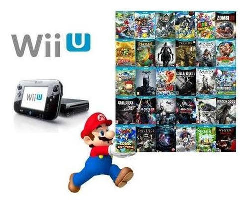 Consola Wii U Con 30 Juegos Digitales Top Games Wii Wiiu 