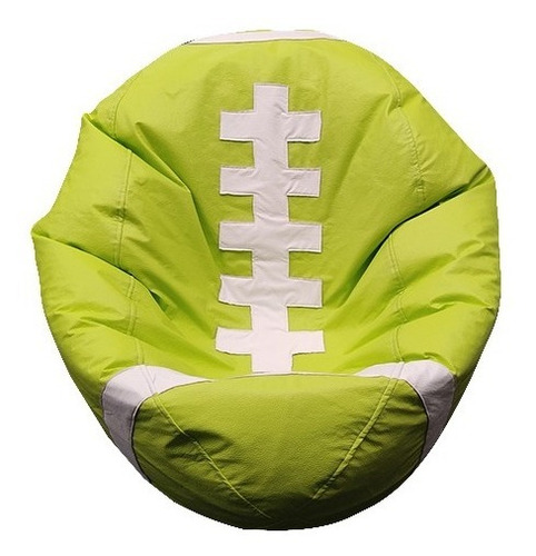 Puff Balón De Americano, Almohada De Color Verde/bc
