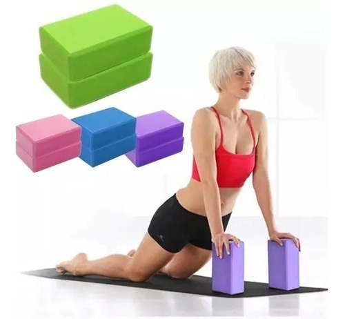 Ladrillo Bloque Goma Eva Yoga Pilates Ejercicios Soporte