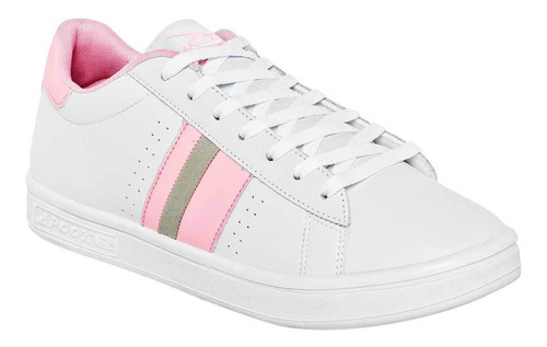 Apoort Tenis De Mujer 83800-1 Color Blanco