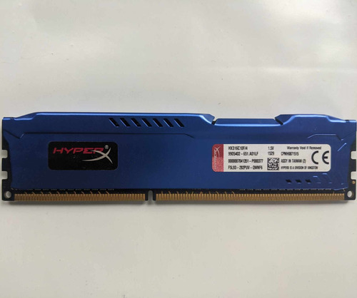 Memoria Ram Kingston Hyperx Fury Ddr3 4g 1600mhz /v /vc