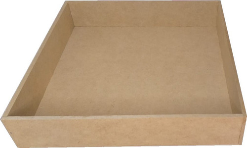 12 Cajas De Madera Mdf 35 X 35 X 5 Cm (desayuno Sorpresa)