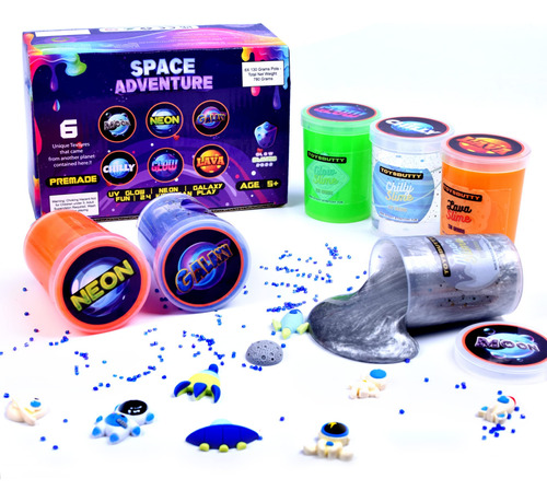 Toysbutty - Kit De Slime Para Nias Y Nios, 6 Galaxias Elstic