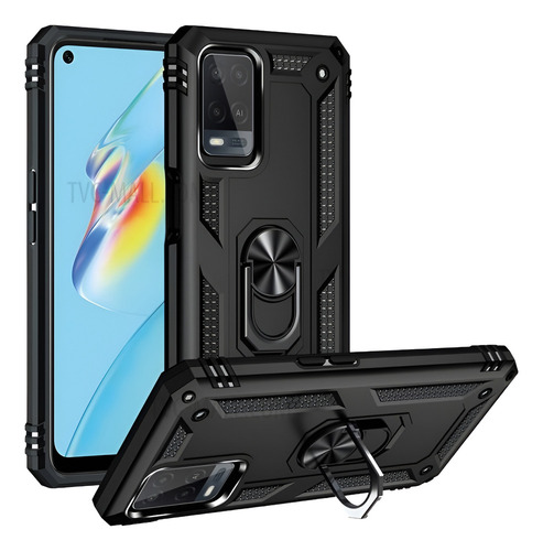 Funda Uso Rudo Anillo Magnetico For Oppo
