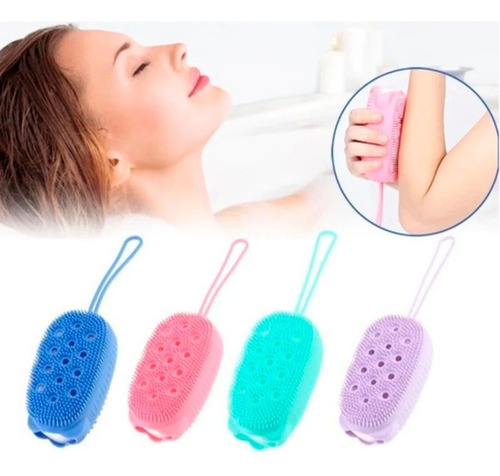 Esponja Silicone Massageadora Bucha Reservatório