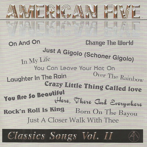 Cd American - Five Classic Songs - Vol 2 - Atração