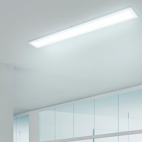 Luminária Retangular Led De Teto Taschibra Profissional Led Estrutura Cor Branco E Luz 3000k Ou 4000k Ou 6500k