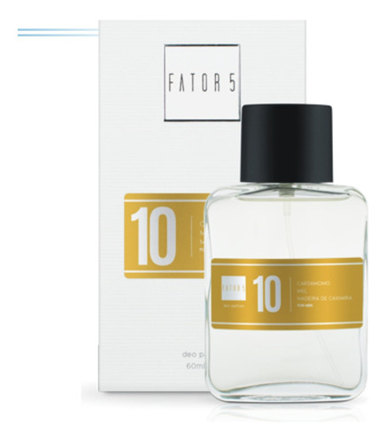 Perfume Fator 5 Nº10 Deo Parfum Masculino - 60 Ml