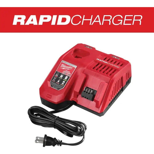 Carregador rápido multitensão Milwaukee M12 e M18 48591808