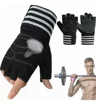 Comprar Guantes Para Pesas De Gym Antiderrape Espesar Con Muñequera