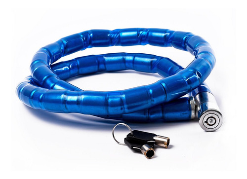 Imagen 2 de 12 de Cadena De Seguridad Con Cerradura Y Llave 1.2 Mts. X 22 Mm.