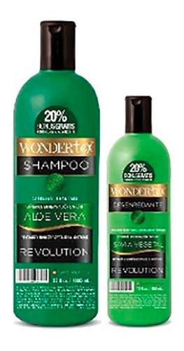 Shampoo+acondicionador Wonder Tex Aloe Vera 