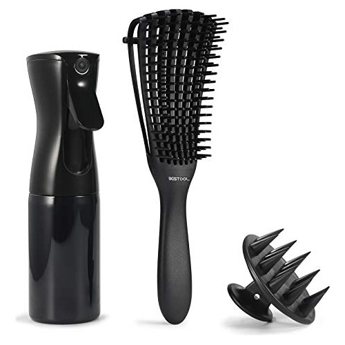 Bestool Detangling Brush For Curly Hair 3 Pcs Hair Brush Set