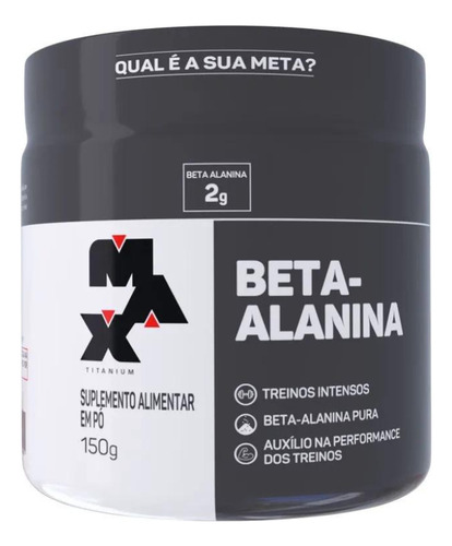 Beta-alanina Performance Pura (150g) - Max Titanium