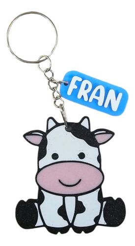 Llaveros Souvenirs 3d Personalizados Con Nombre X 31 Vaquita