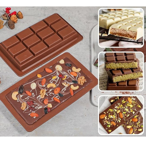 Molde Silicona Para Chocolate Maxi Tableta