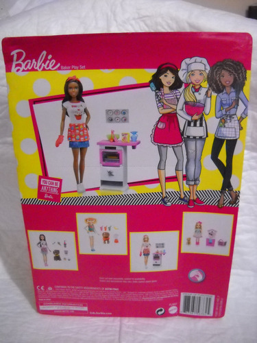 2017 Barbie Juego De Chef De Panaderia - Empaque Con Detalle