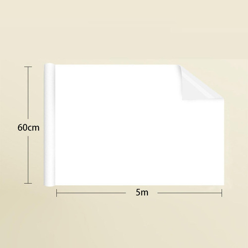 Pegatina De Pizarra Blanca De Borrado, 1 Rollo De 60cmx5m
