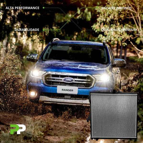 Radiador Ford Ranger 2.5/3.2 Troller T4 3.2 2012 A 19 Com Ar