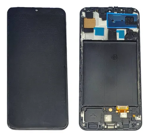 comprar Pantalla Completa 3\u002F4 Samsung A30 Incell Con Marco Negra 