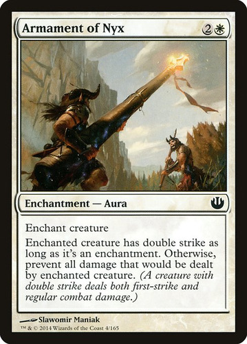 Carta Magic Armament Of Nyx X4 Unid. Playset Mtg