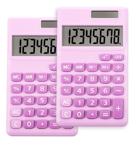 2 Calculadoras Estndar Bsicas, Mini Calculadora Digital De E