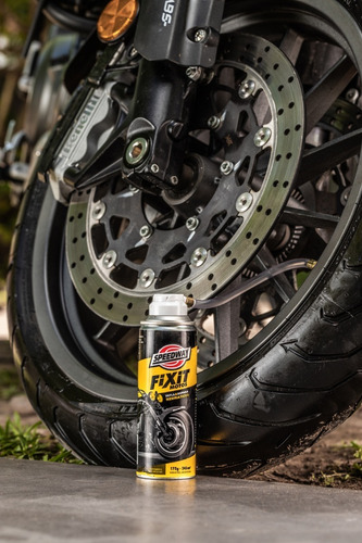 Imagen 4 de 7 de Infla Y Repara Neumaticos Moto Speedway Aerosol X 175 Gr