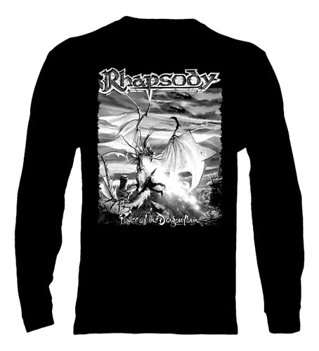 Polera Manga Larga Rhapsody - Ver 12 - Power Of The Dragonfl