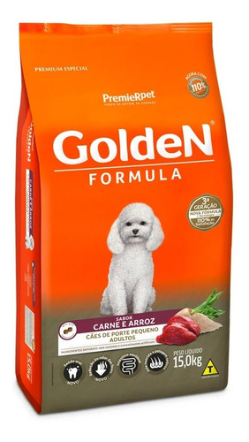 Ração Golden Cães Adulto Carne Mini Bits 15kg