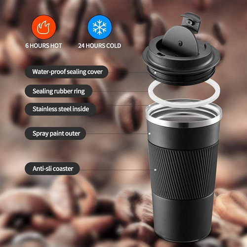 Taza De Termo Botella Aislada A Prueba De Derrames De 1