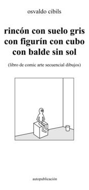 Libro Rincã³n Con Suelo Gris Con Figurã­n Con Cubo Con Ba...