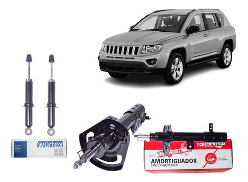 Amortiguadores Jeep Compass Patriot Caliber Delanteros + Tra