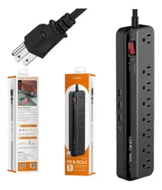 Comprar  Regleta-tomacorriente Ldnio 8 Socket 1 Tipo C Y 3 Usb A