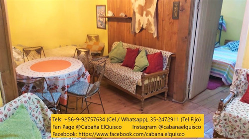 Imagen 7 de 15 de El Quisco Arriendo Casa 7 Pax Y Cabaña 4 Pax 3 Cuadras Playa