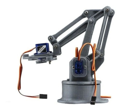 Imagen 6 de 6 de Kit De Brazo Robótico Servo Sg90 Arduino 3d
