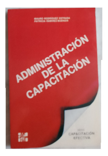 Libro Administración De La Capacitación