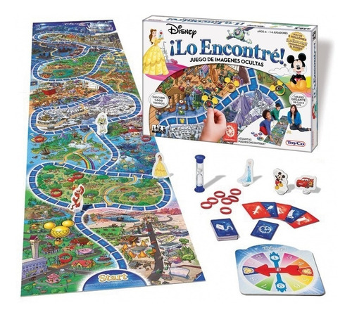 Imagen 2 de 2 de Lo Encontre Juego D Mesa Mickey Disney Tablero Gigante Toyco