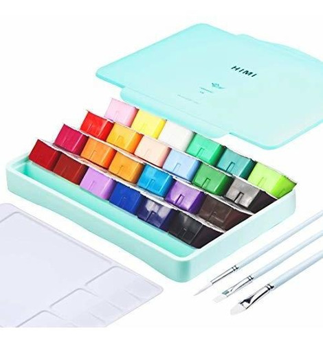 Himi Gouache Paint Set 24 Colores Vibrantes Pinturas No Tóxi