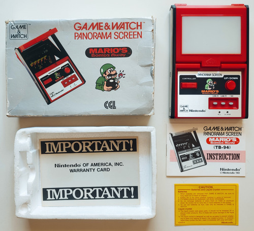 Nintendo Game & Watch Mario's Bombs Away (Usado)