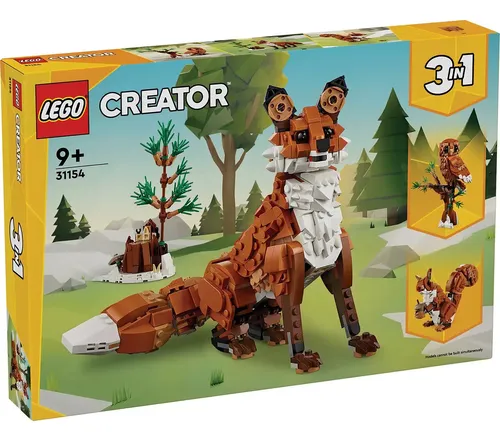 Lego Creator Animais Da Floresta Raposa Vermelha - 31154 | Frete