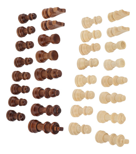 Figura De Juego De Repuesto Chess Pieces, 32 Piezas, Para Fa