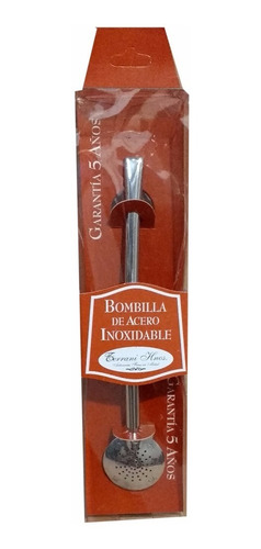 Imagen 3 de 9 de Bombilla Mate Acero Inoxidable Terrani Terracota