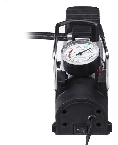Compresor de aire mini a batería portátil Oregon COM001 35L 150W 12V plateado