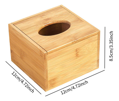 Cubierta De Caja De Tejido De Bambú, Servilleta De S