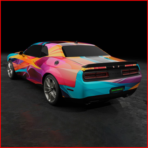 20 Metros Vinil Wrap Automotriz Hiperelástico Colorido