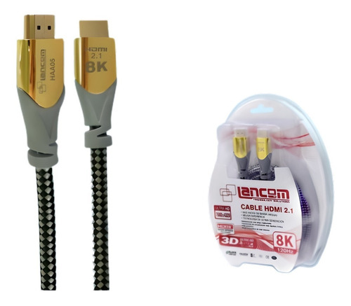 Cable Hdmi-hdmi De 5 Mts V.2.1 Lancom Mod.haa05-5m (805)