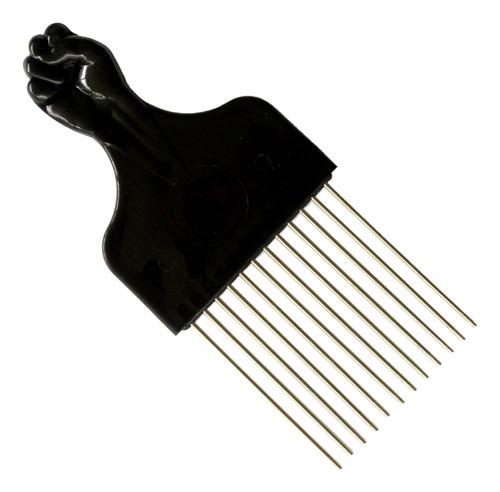 Ssk® Square Afro Pick Con Puño Negro - Peine De Pelo Afroame