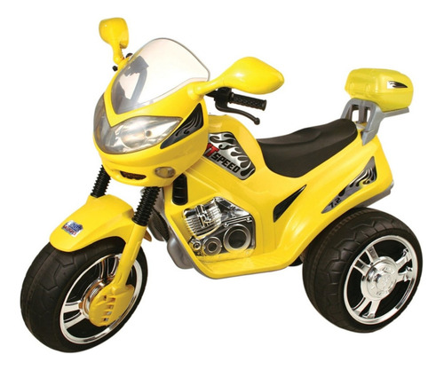 Moto Elétrica Speed 6v Amarela Com Sons E Luzes Magic Toys Cor Amarelo