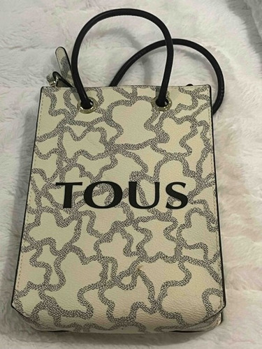 Tous Bolso Mini K Con Beige Y Negro